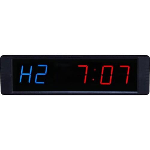 Fitness Timer 1'' High 6 Digits LED Interval Timer Countdown /up Clock Stopwatch TABATA FGB GYM BOXING EMOM MMA