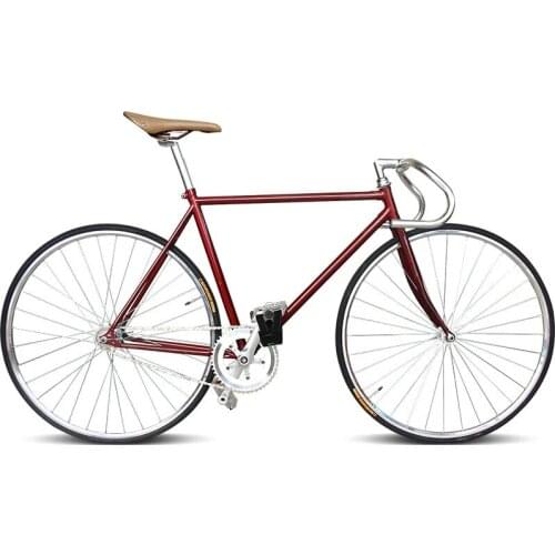 Retro Joint Frame Aluminum Alloy Crankset Bicycle Racing Student Fixed Gear Dead Flying City Vintage Bike Gooseneck Stem