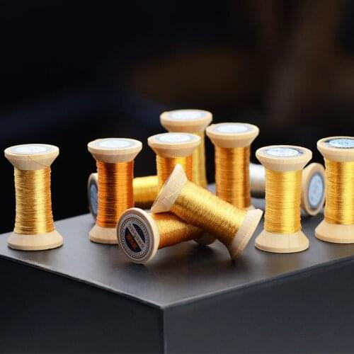 Wheat spike gold series of Gold Line/French embroidery thread/embroidery spool/colorful gold embroidery thread/ 50 meters/piece