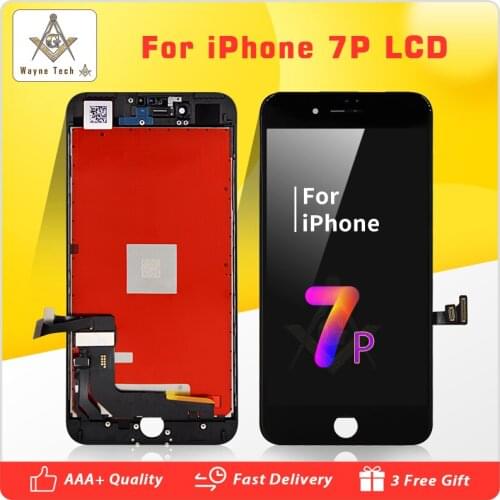 100PCS For Tianma Quality Pantalla For iPhone 7 Plus LCD Screen With Goos 3D Touch Digitizer Display Assembly Free Shipping DHL