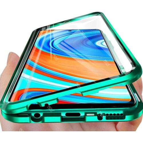 Redmi Note 9s Case Magnetic Double Sided Glass Cases For Xiaomi Redmi Note 8 Pro 8t 9 S Max 8Pro Note9S Magnet Metal Coque Cover