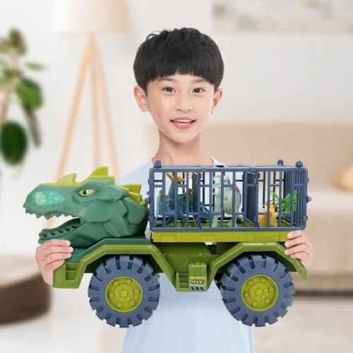Dinosaur Car Racing Track Toy for Kids 2 to 4 Year Old Child Educational Model Car Toy Table Game for Children Boy Birthday Gift