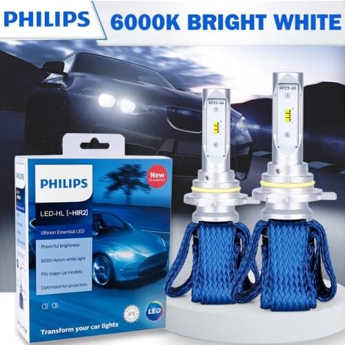 H4 LED Headlight Philips HB4 H7 9012 HIR2 9005 Ultinon Essential H11 9006 H16 H8 LED Headlight HB3 Automobiles Auto Bulb