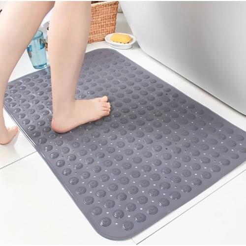 Bathroom Mat Non-slip Bath Mat Safety Shower Bath Mat Massage Pad Bathroom Mat Suction Cup Carpet Non-slip Bath Mats