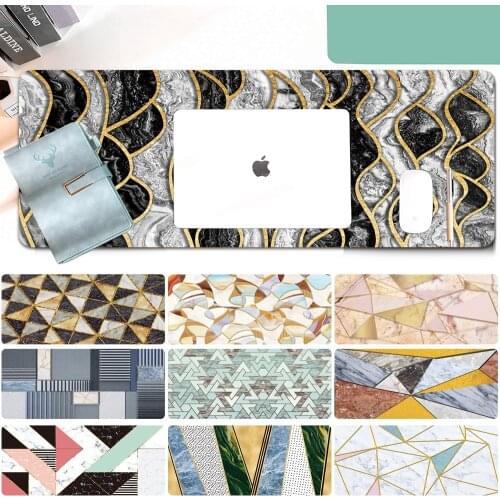 Mouse Pad Gaming Mouse Pad PU Leather Large Mouse Pad Waterproof Anti-slip Keyboard Mat Desk Mat for Computer Game