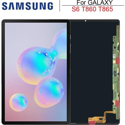 New LCDS For Samsung Galaxy Tab S6 10.5" T860 T865 2019 LCD Display + Touch Screen Digitizer Assembly