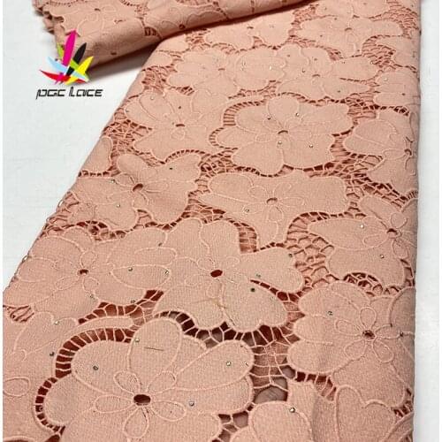 Cord Tissue Net lace Fabric Emerald Coral Color 2021 African Mesh Wedding Good Price for Dress XZNI4470