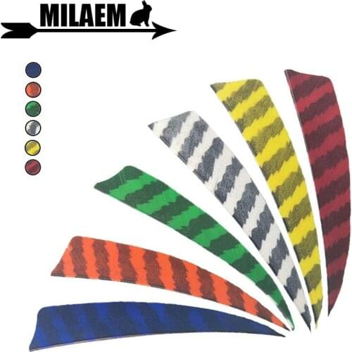 Archery Turkey Feather 4Inch Arrow Fletching Turkey Feathers Right Wing Wooden Carbon Bamboo Arrow Shaft Shooting Accessories