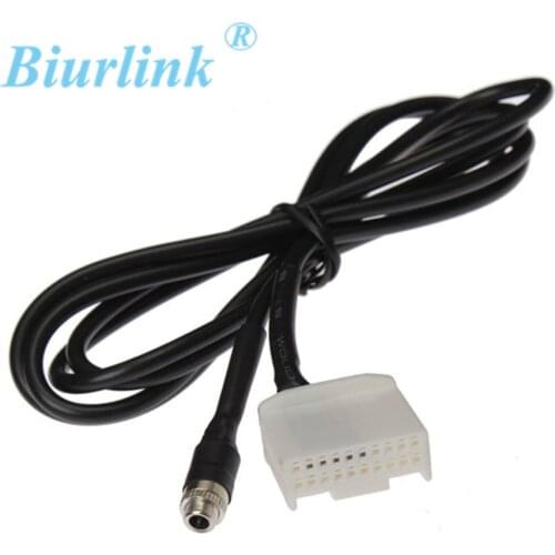 Biurlink Car Stereo Auxiliary Aux Cable For Toyota Corolla Camry Highlander female 3.5MM Jack