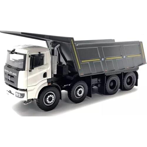 High classic very rare 1:24 Diecast Ashok leyland India captain 3136 dump truck model for collection gift