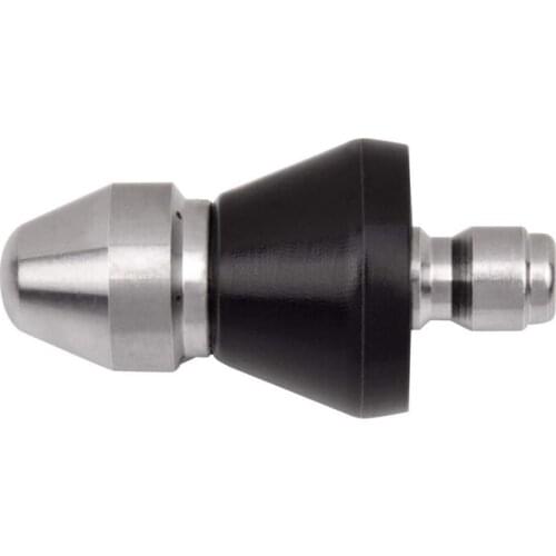 1 Front 6 Rear Hole Quick High Pressure Washer Sewer 6 Jet Washing Machine Drain Cleaning Pipe Dredging Cleaning Nozzle 3 Garden