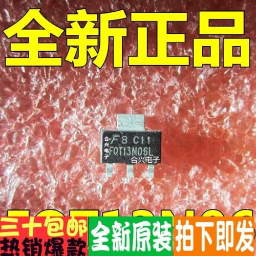 100% New&original FQT13N06L 13N06L SOT223 MOS