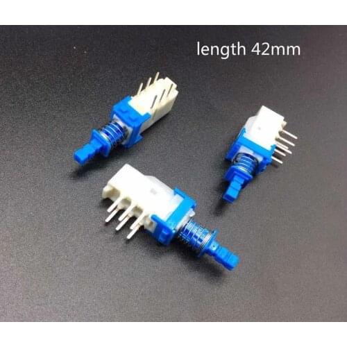 3pcs Original for ALPS straight key switch power amplifier mixer car switch SPUN191400 self-locking