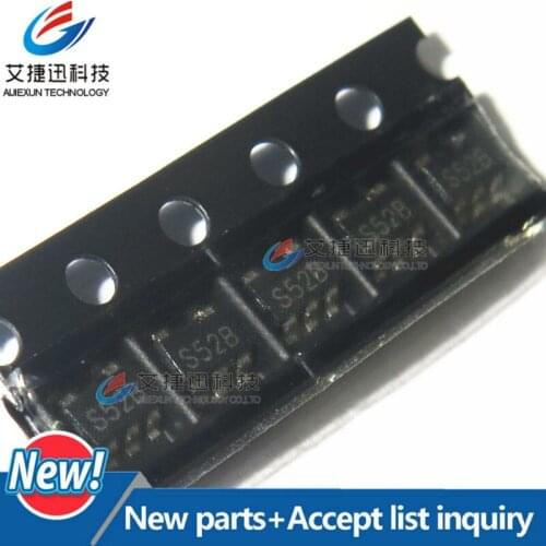 5Pcs LM2733YMF Silk-screenS52B SOT23-5 LM2733 0.6/1.6 MHz Boost Converters With 40V Internal FET Switch inSOT-23New and original