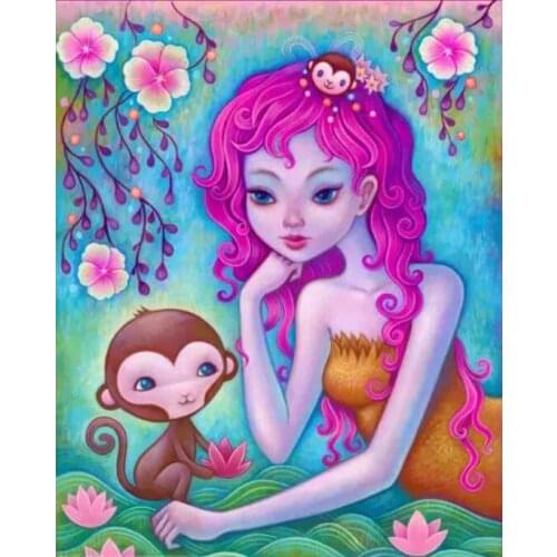 5D DIY Diamond Painting Kits Full Round With AB Drill Horse Embroidery Animal Needlework Art Home Decor Unique Handicraft Gift