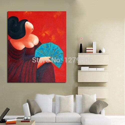 Abstract Quardro Hand Painted Oil Painting Canvas Painting Figure Painting Home Decor for Bedroom Wall Art Decorations