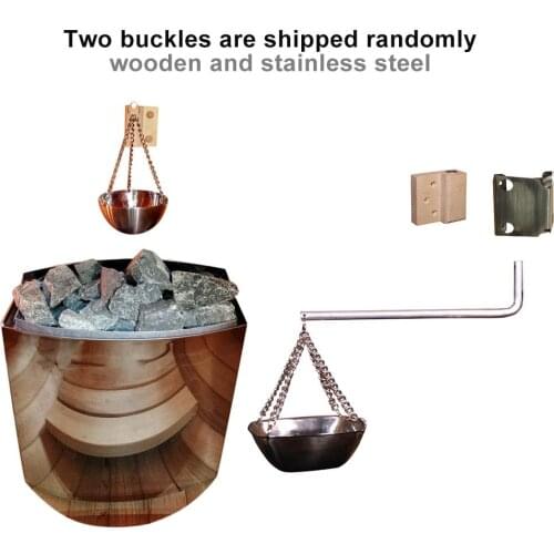 Sauna Aroma Bowl Cup Stainless Steel Sauna Aromatherapy Oil Cup Essential Oil Holder Bowl For Sauna And Spa Dry Steam Room