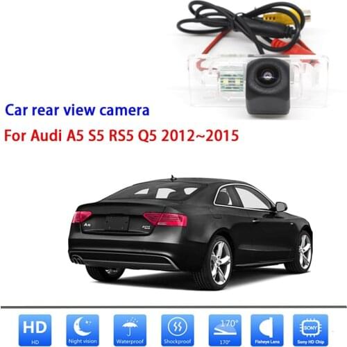 Car wireless rear view reversing camera For Audi A5 S5 RS5 Q5 2012~2015 CCD full HD Night Vision camera