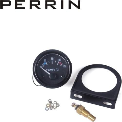 Free shipping Car Gauge 2" 52mm Water Temp Gauge 40~120 Centigrade Temperature Vehicle Meter Black Shell 12V