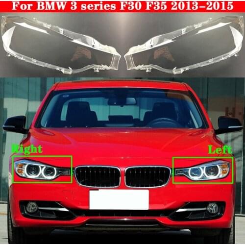 Car Front Headlight Cover For BMW 3 series F30 F35 2013-2015 Headlamp Lampcover Head light glass Lens Shell Caps 320i 328i 335i