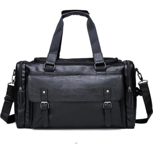Large Tote Shoulder men Handbags New Designer Backpack Sports Mens Male Overnight Female PU Leather Travel Duffle Bags