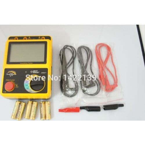 Digital Insulation Meter Volt Resistance Tester 0~1000M ohm Megger MegOhmMeter AR907