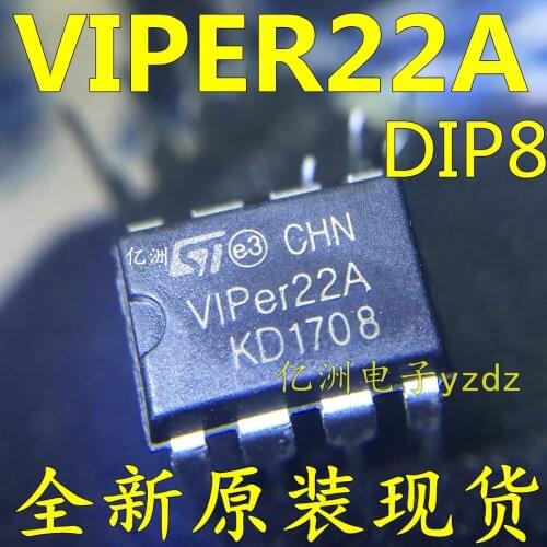 50~100PCS/LOT Straight Shot VIP22A VIP22A DIP8 Induction Cooker/DVD Power Management Chip