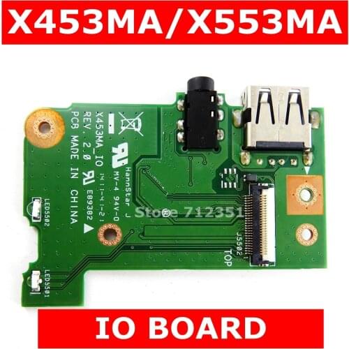 X453MA IO REV 2.0 For Asus X453MA X403M F453M X553MA X503MA F553MA X503M F553M Laptop Audio USB IO Board Interface Board