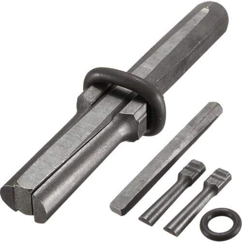 7Set 9/16" Stone Splitter Metal Plug Wedges and Feathers Shims Concrete Rock Splitters Hand Tool
