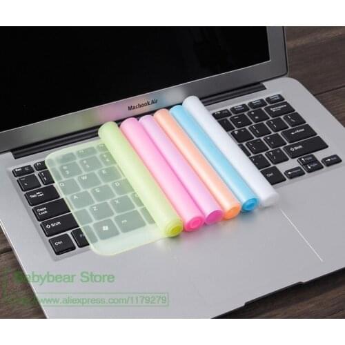 Notebook laptop Silicone keyboard cover skin for Lenovo HP Acer Asus universal 14 15 15.6 17 12 12.5 13.3 13.6 14 inch