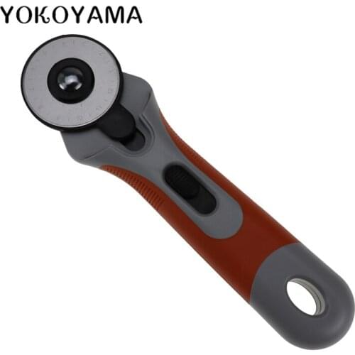 YOKOYAMA Sewing Parts 45mm Cloth Wheel Knife Cutter Patchwork Roller Wheel Knife Cloth Rotary Cutte Fabric Cutting Tool