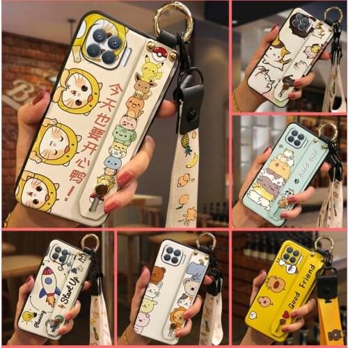 Back Cover Phone Holder Phone Case For OPPO F17 Pro/Reno4 Lite/A93 4G/Reno4F Original Fashion Design