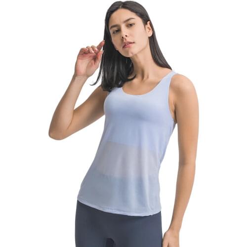 Womens T-shirt Breathable Sportswear Crop Top Yoga Fitness Sport Top Workout Tank Quick Dry Gym Tank Top Women Running Vest