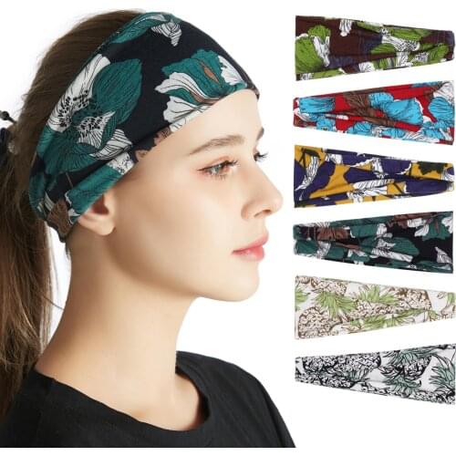 Women Headband Small Batch Customization Wholesale Hot Sale Bohemian Yoga Sports Hair Band Headband For Female