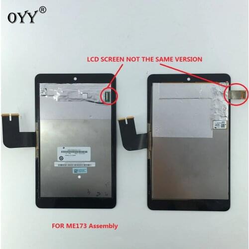 N070ICN -GB1 LD070WX4-SM01 LCD Display Touch Screen Digitizer Glass Assembly For Asus MemoPad HD7 ME173 ME173X K00B two version