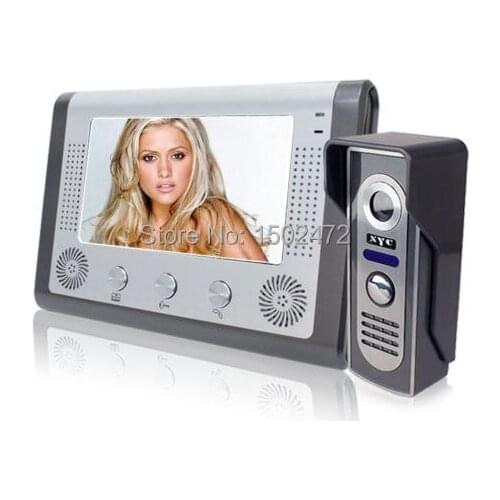 7" Wired Door Camera Color LCD Video Camera Door Phone Visible Doorbell Night Vision