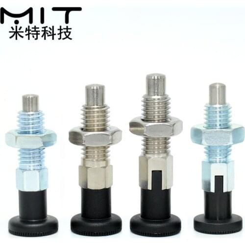 M6 M8 M10 M12 Rest Position Type Index Plunger Plastic Knob Plunger Pin Coarse Thread Return Position Indexing Plungers