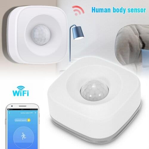 Tuya Wireless Smart Infrared Detector WiFi PIR Motion Sensor APP Control Detector Smart Life Wireless Home Security System