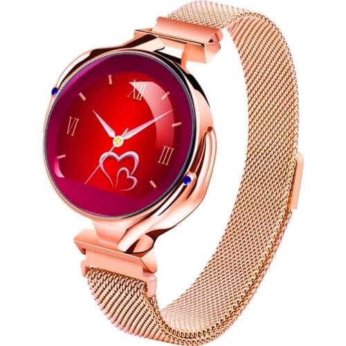 Women Luxury Smart Watch Heart Rate Monitor Blood Pressure Watch Fitness Tracker Sports Smart Bracelet Pk H8 Z18 H1