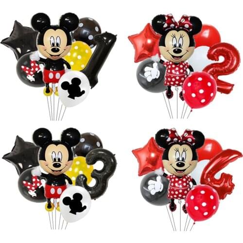 Childrens Mickey Mouse theme cartoon aluminum film balloons boys and girls birthday party decoration wedding balloon supplies
