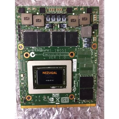 GTX570M FOR GT60 GT70 GT683 GT680 GX680 GT780 GX780 MS-1W051 GDDR5 MXM Graphic Card tested fully