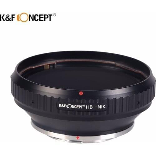 K&F CONCEPT HB-AI Camera Lens Mount Adapter Ring fit for Hasselblad Mount Lens to for Nikon F Mount Camera Body