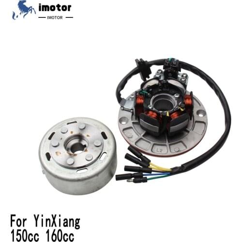 12V AC Ignition Magneto Stator Flywheel kit With Light For YINXIANG YX150cc 160cc KAYO BSE SDG SSR Pitsterpro Dirt Bike