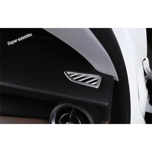 Lapetus Inside Air Conditioning AC Vent Outlet Net Cover Trim ABS Fit For Alfa Romeo Stelvio 2017 - 2020 Matte Carbon Fiber Look