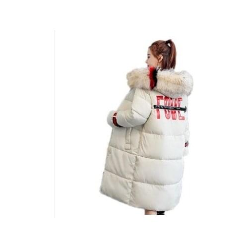 New Limited Rushed Cotton Long Product Winter Heavy Seta Lead Fashion Loose Coat Self-cultivation Jackets Girls Fund 2019 Tide