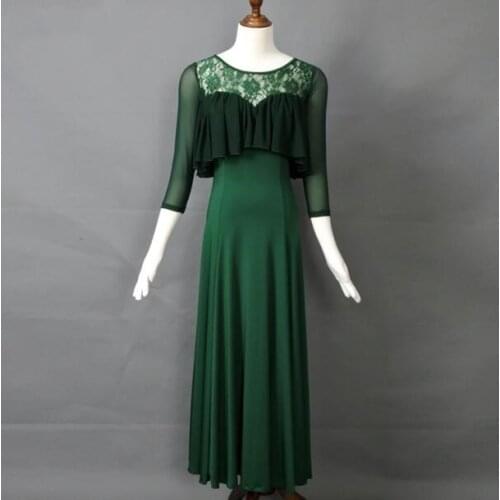 New ballroom dance competition dress dance ballroom waltz dresses standard dance dress women ballroom dress Y059