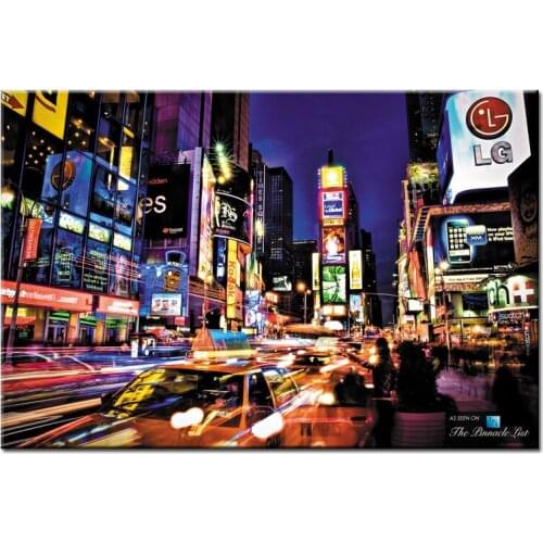 Wholesale Canvas Paintings Wall Art HD Prints Framework Home Decor City Night Scenery Series Pictures/Abstract-128