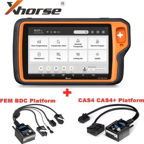Xhorse VVDI Key Tool Plus Pad Full Configuration Key Programmer with Godiag for BMW FEM BDC CAS4 CAS4+ Test Platform