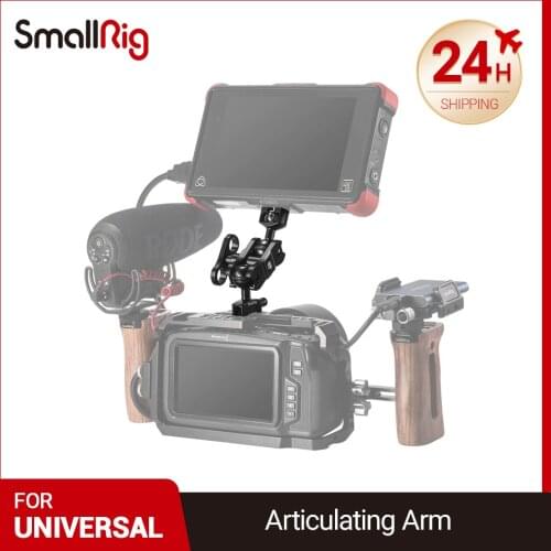 SmallRig DSLR Camera Articulating Arm with Screw Ballhead and NATO Clamp Ball head Quick Release Magic Arm for Monitor Support