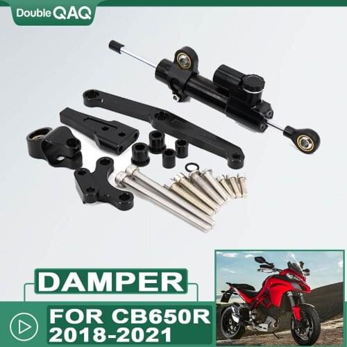 Motorcycle Steering Stabilizer Damper Mounting Bracket Kit For Honda CB650R CB 650 R 2018 2019 2020 2021